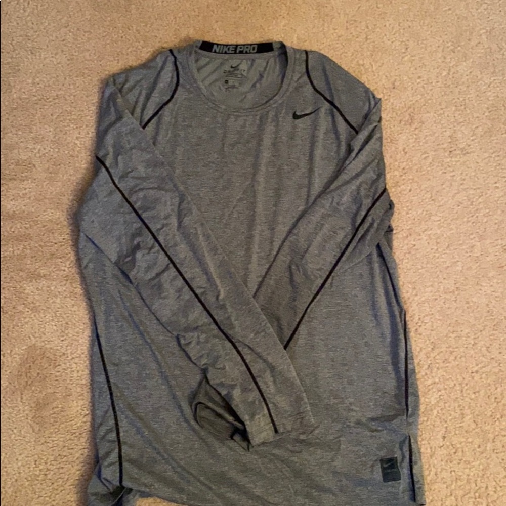 Nike pro fitted long sleeve shirt